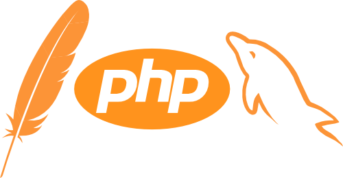 Logos de Apache, PHP y MySQL